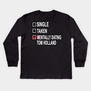 tom holland Kids Long Sleeve T-Shirt